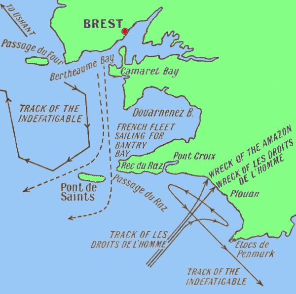 Plan to illustrate the Bantry Bay campaign